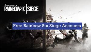 67+ Free Rainbow Six Siege Accounts 2024: Email & Passwords.